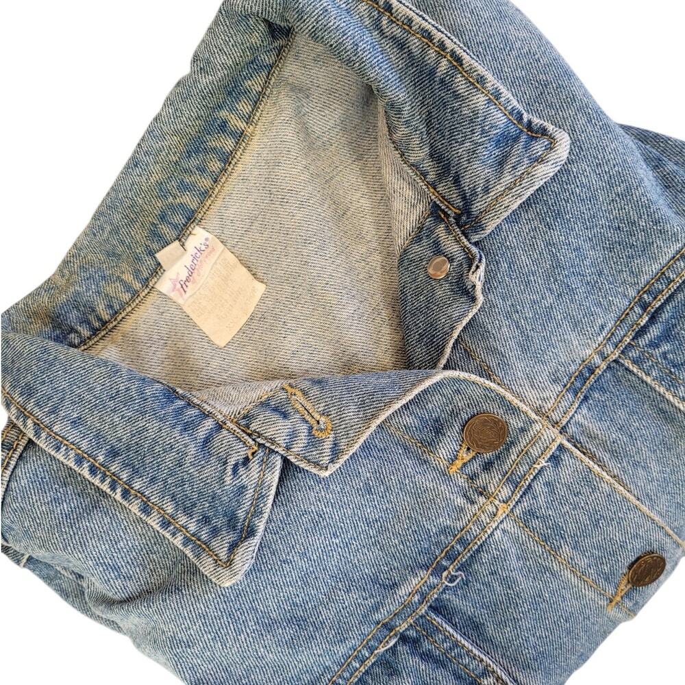 Fredericks of Hollywood 80s Cropped Denim Jacket Plus‎ Size